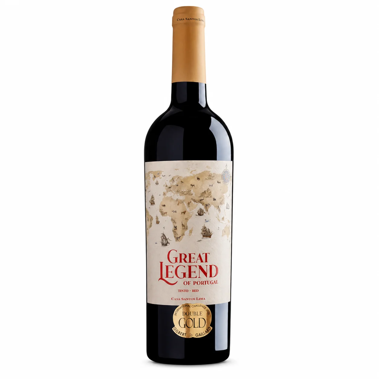Vinho Tinto Português Great Legend of Portugal 2022 Casa Santos Lima 750ml