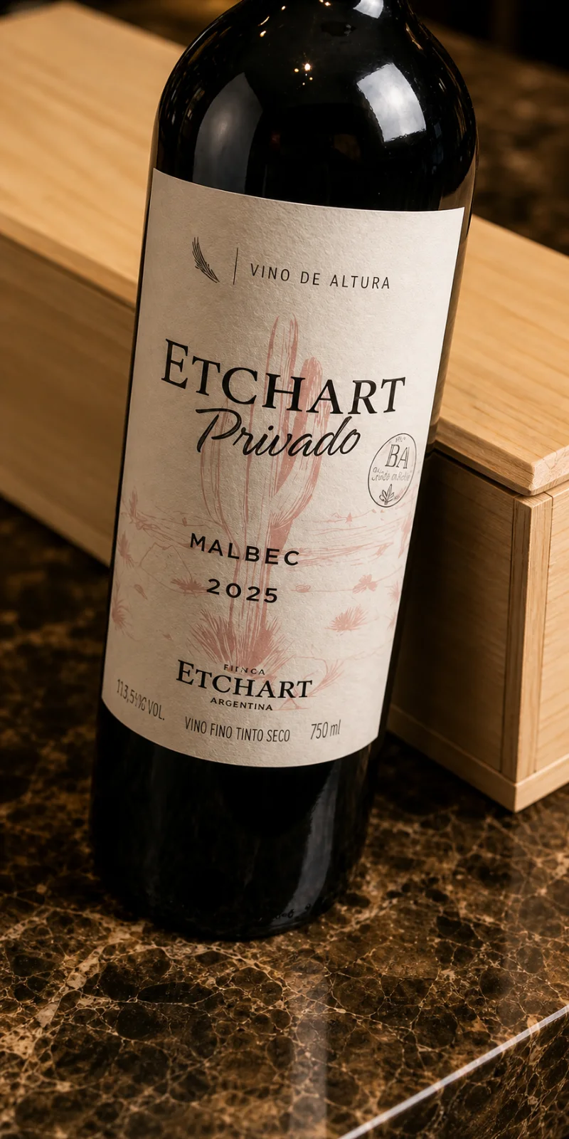 Vinho Argentino Tinto Etchart Privado Malbec 750ml - Valle de Cafayate