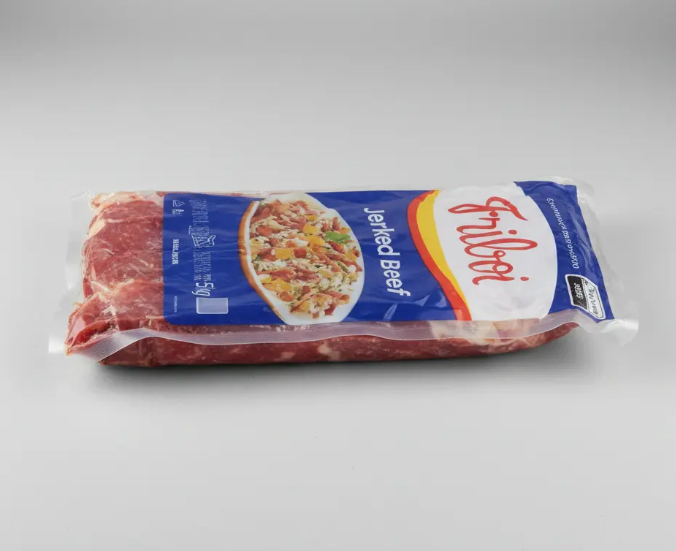 Carne Seca Jerked Beef Dianteiro Friboi Peça 5kg - Embalada a Vácuo para Gastronomia