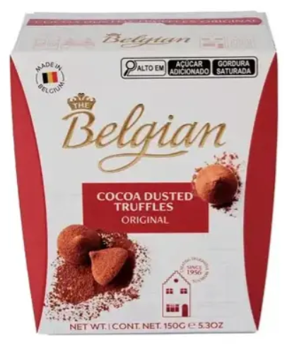 Trufas Belgas Tradicionais Cocoa Dusted The Belgian 200g - Importado da Bélgica