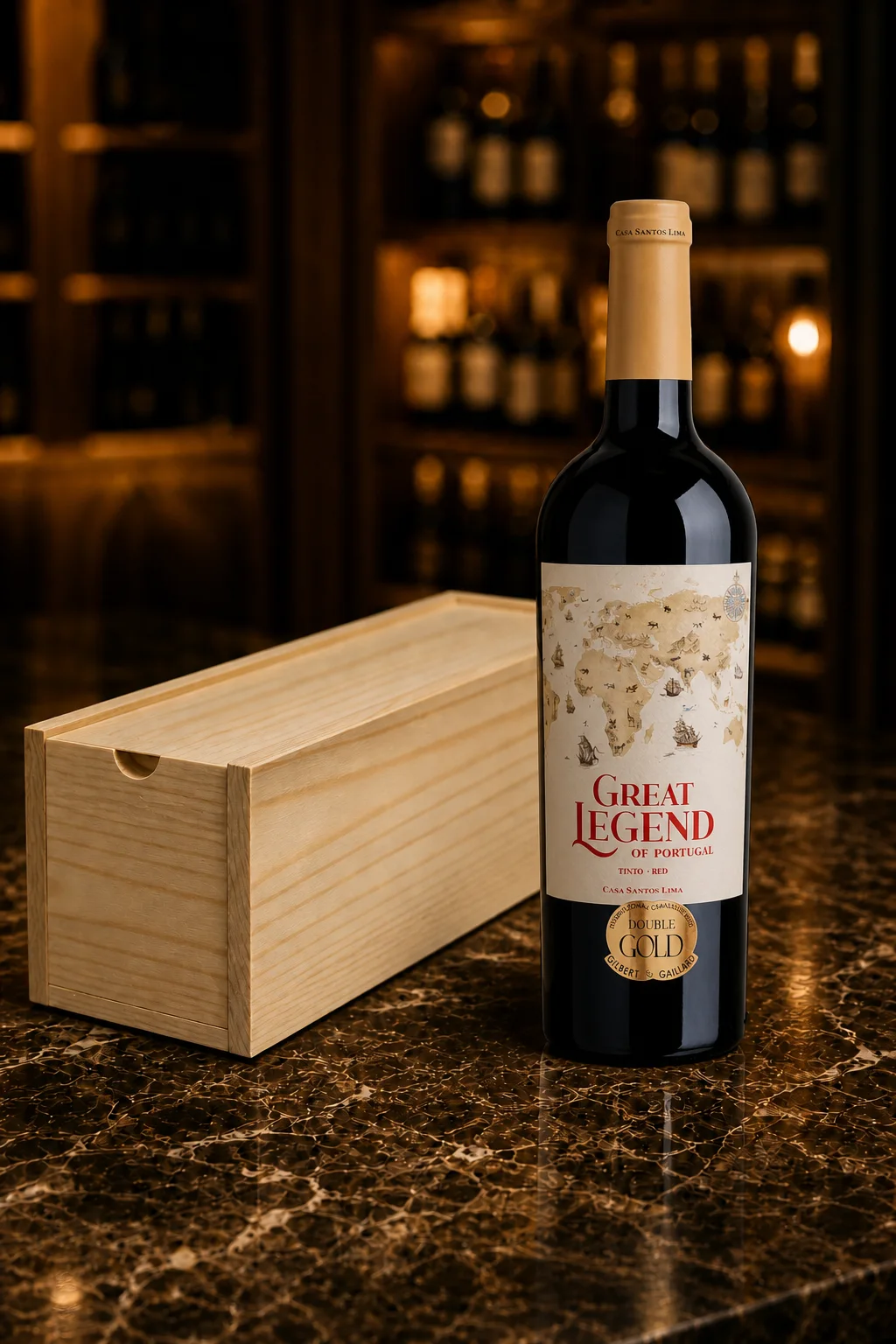 Vinho Tinto Português Great Legend of Portugal 2022 Casa Santos Lima 750ml