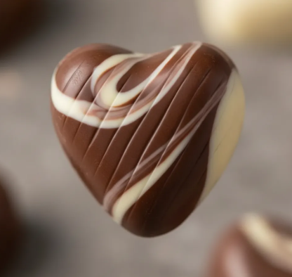 Bombons Belgas em Formato de Coração The Belgian Hearts Praliné 200g - Presente Romântico