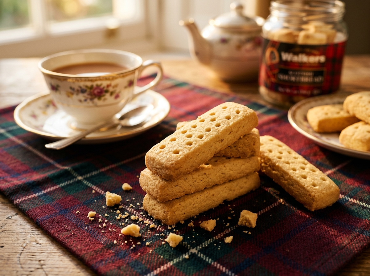 Biscoito Amanteigado Tradicional Escocês Walkers Pure Butter Shortbread 150g - Escócia
